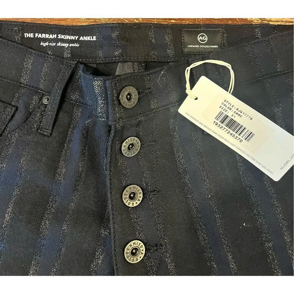 AG Adriano Goldschmied Women's Farrah High Rise Skinny Ankle Jean 31R